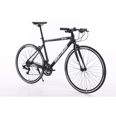 2023년형 Montagna 하이브리드 700C 자전거 21단 알루미늄 H9, 510, 98%조립, 티타늄그레이