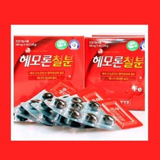 [순수한삼] 종근당건강 헤모론철분 500mg x 60 캡슐 1개월분 /유통기간 2023.09.05 까지, 상세페이지 참조, 상세페이지 참조
