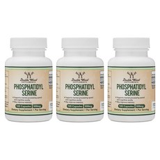 더블우드 포스파티딜세린 300mg 캡슐, 120개입, 3개