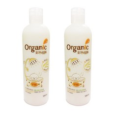 오가닉 애견샴푸 오트밀향, 500ml, 2개
