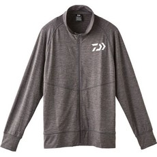 DAIWA 다.이와 DE-92009 남성 긴팔 낚시복 재킷 속건성 통기성 시마노 낚시옷 의류, 그레이