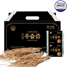 웰빙건강마을 전남함평 우슬즙 100ml 50포 국내산 유기농 우슬, 1포+100ml