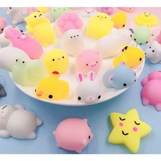 말랑이 세트 모음 촉감 놀이 20개혼합 개별포장 스트레스볼 동물주물럭