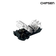 (주)칩센 투명 T타입 무탈피커넥터 T2-2N, 1개 개당560원