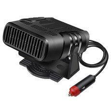 전기난로 가정용 캠핑 화장실 욕실 벽걸이 온풍기 12v24v 휴대용 자동차 히터 전기 냉각 가열 팬 4 in 1 전기 건조기 앞 유리 김서림 서리 제거 장치 120w, 24v