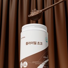 플라이밀 단백질 쉐이크 대용량 630g, 초코 1통 ( 630g / 14회분)