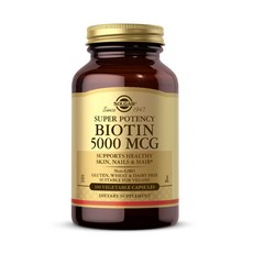 솔가 비오틴 바이오틴 5000mcg 100캡슐, 1개, 기본