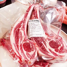 [100% 손질 양고기] 숄더랙 프렌치렉 토마호크 양꼬치 양갈비 프렌치드 램 큐브 스테이크 프리미엄 호주산 구이용, 1) 램 토마호크 700g [2~3대]