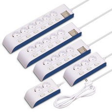 현대일렉트릭 하이탭 2800W 안전멀티탭 개별스위치 접지 16A 과부하차단 소형가전 [안전커버 2개 증정], 3구3미터 HIPMP-33N