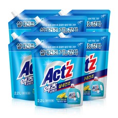 액츠 퍼펙트 실내건조 2.2L(일반드럼겸용) 액체세제, 6개, 2.2L