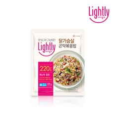 청정원 라이틀리 닭가슴살 곤약볶음밥 200g, 상세 설명 참조