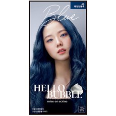 미쟝센 올뉴 헬로버블 염모제, 4B웨일딥블루, 1개