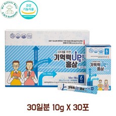 [지엠디]건보 청소년 수험생 10대를 위한 기억력업 홍삼스틱, 30일분 10gX30포