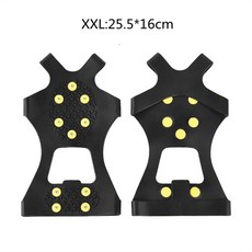 캠핑소품 1 쌍 S-XXL10 스 터 드 Anti-Skid 눈 얼음 등반 구두 스파이크 아이스 그립 클리트 Crampons 겨울 Anti Slip Shoe Cover Part, [05] XXL