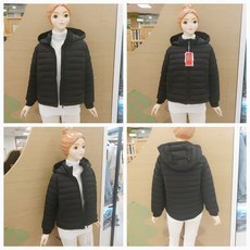 [소이주니어]논현점 22년겨울신상 ** 가볍고 편해서 데일리룩으로 좋아요 ** 여아용 크롭 초경량 점퍼 ** 마네킹 키 155 11호 착용 **