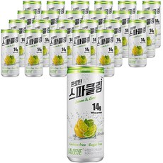 칼로바이 프로틴 스파클링 무설탕 단백질 보충제 레몬라임, 240ml, 24개