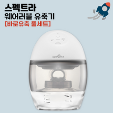 [당일발송] 스펙트라 웨어러블 핸즈프리 전동유축기 (유축세트세트+젖꼭지+젖병캡 풀구성) 수령즉시 유축가능, 스펙트라 웨어러블(유축세트+젖병+후기이벤트)