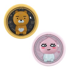 LED 카카오 우주인 후드곰 차량용 송풍구 방향제, 라이언, 딥디크탐다오