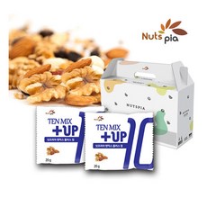 넛츠피아 텐믹스 플러스업 하루견과, 20g, 50개입
