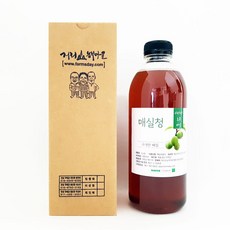 지리산농부마을 지리산 친환경무농약 매실원액 ( 매실청 매실엑기스 매실액기스 ), 1box, 1000ml
