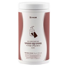 DrTrue 초유 산양유 프로틴 담은 리얼 다이어트 식사대용 단백질 쉐이크 초코맛, 750g, 1개