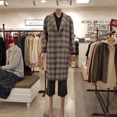 비씨비지 BCBG 베로덴 체크RVS COAT A1W9H871-97