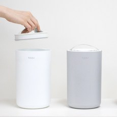 완전 밀폐 진공 음식물 쓰레기통 3L 가정용 주방용 냄새차단 날파리 초파리 퇴치, 화이트