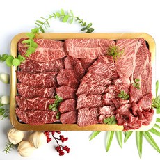 소소한돈가 한우1++ 꽃등심 모듬구이세트 600g, 꽃등심모듬 600g