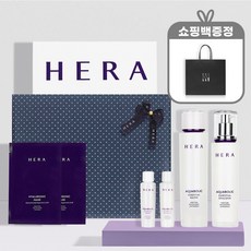 [새해 선물포장+쇼핑백] 헤라 옴므 2종 / 아쿠아볼릭 2종 / BEST인기 기획 상품, 2.아쿠아볼릭 2종+02스톤블루+쇼핑백
