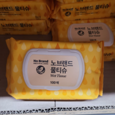 노브랜드 물티슈 100매 캡형 X 20매, 30개