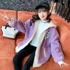 베비포 여아용 기모 미스틱 양털 점퍼 YT5