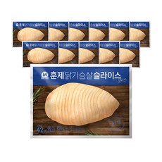 미트리 훈제 닭가슴살 슬라이스 저염 150g, 저염 150g 12팩