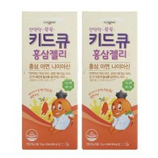 일동제약 키드큐 홍삼젤리 15g x 40포 오렌지맛, 키드큐 홍삼젤리 40포