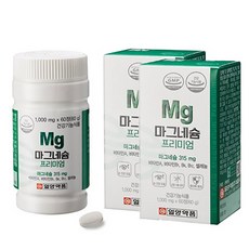 일양약품 마그네슘 프리미엄 60g, 2개, 60정