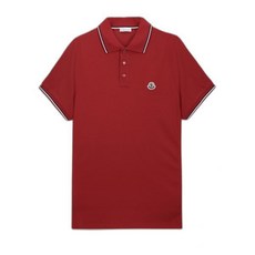 기타 [명품]MONCLER 몽클레어 A 삼선라이닝 로고패치 반팔 카라티 TMG48..