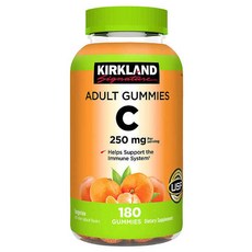 커클랜드 성인 비타민C 250mg 180정 (구미) Kirkland Adult Gummies Vitamin C (180 Gummies), 1개