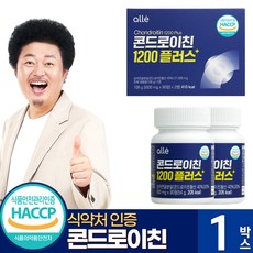 관절 알레 엔 앤 콘드로이친 1200 윤택 콘드로이틴 추천 식약청 인증 1200mg, 180정, 1박스