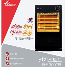 한일 스토브/ EHF-3000BL/스탠드형/위에는 히터/아래는 온풍바람, 없음
