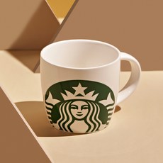 스타벅스 아이코닉 사이렌 머그컵 414ml, 화이트