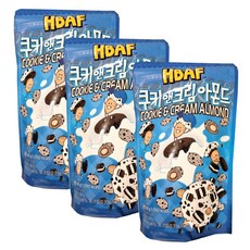 HBAF 바프 쿠키앤크림 아몬드 190g x 3봉