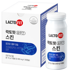 락토핏 솔루션 스킨 유산균 12g, 30정, 1개