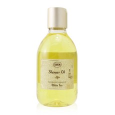 사봉 샤워 오일 플라스틱 용기 화이트티 300ml