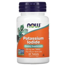나우푸드 Now Foods 칼륨 이오다이드 30mg 60정