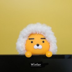 12종 라이언 어피치 카카오 프렌즈 모니터 걸이 방향제 모자 (방향제미포함), 털모자