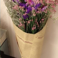 빈티지 꽃포장지 색화지 크라프트포장지 플로드지