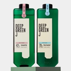 제이숲 딥그린제이 네이처 헤어바디케어 세트 1000ml 2종, D07 딥그린제이 트리트먼트 화이_D17 딥그린제이 바