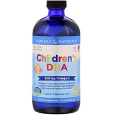 노르딕내츄럴스 어린이DHA 오메가-3 530mg 딸기맛, 473ml, 1개