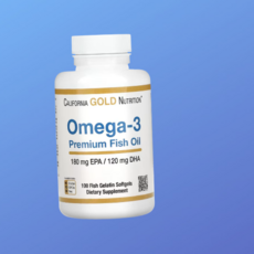 California Gold Nutrition 오메가3 11OOmg OMEGA-3 EPA/DHA 프리미엄 피쉬오일 소프트젤 [100젤*1병]