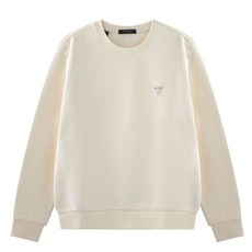 게스 GUESS 여성 아이보리 맨투맨