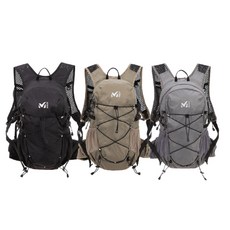 밀레 MILLET 3칼라 레일 구조의 라이트 경량 22L 등산 아웃도어 배낭 가방, FREE(22L), GREY(Z5)
